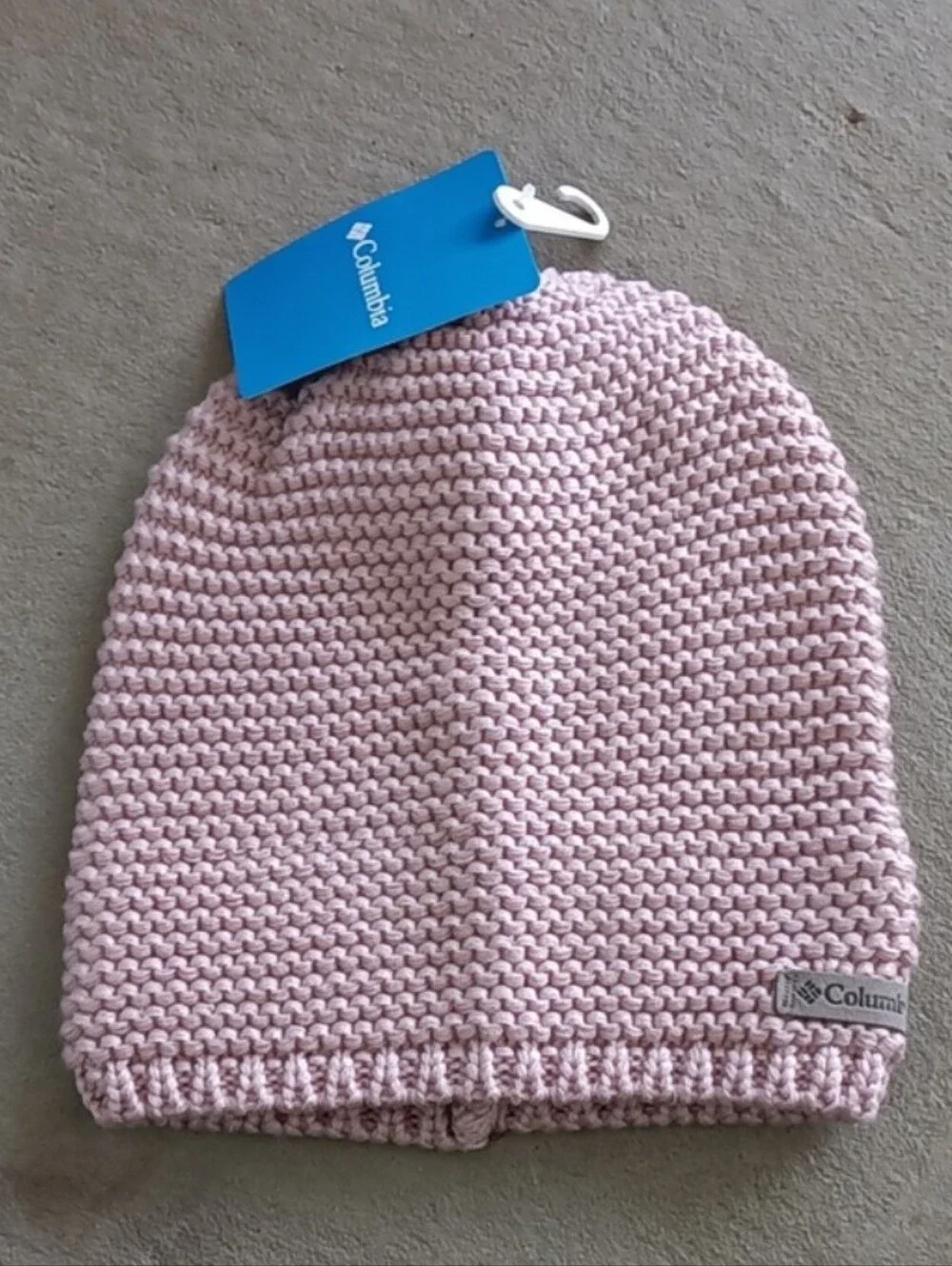 Columbia Cascade Peak Light Pink Knit Winter Beanie Hat
